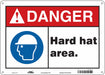 Safety Sign 10 inx14 in Aluminum