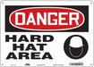 Safety Sign 10 inx14 in Aluminum