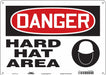 Safety Sign 10 in x 14 in Polyethylene