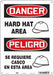 Safety Sign 14 inx10 in Polyethylene