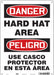 Safety Sign 14 inx10 in Aluminum