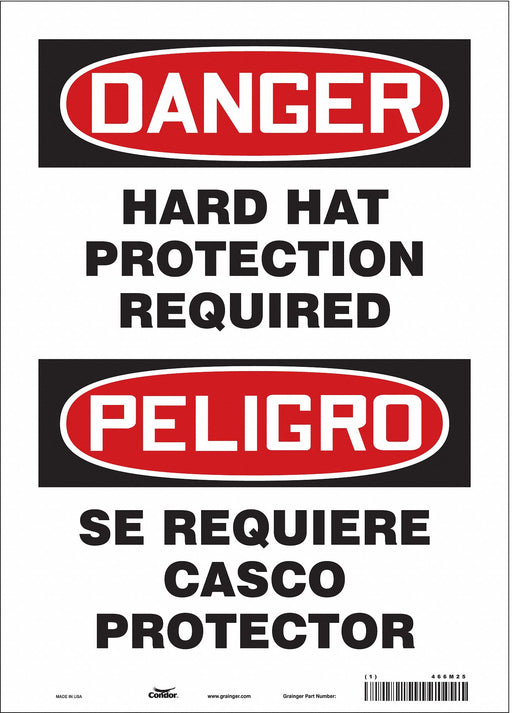 Safety Sign 14 inx10 in Vinyl