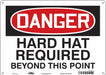 Safety Sign 10 in x 14 in Aluminum