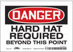 Safety Sign 5 in x 7 in Vinyl