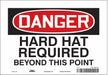 Safety Sign 7 in x 10 in Vinyl