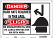Safety Sign 10 in x 14 in Aluminum