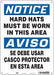 Safety Sign 14 in x 10 in Aluminum