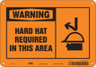 Safety Sign 7 inx10 in Polyethylene