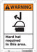 Safety Sign 10 in x 7 in Aluminum