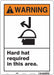 Safety Sign 14 in x 10 in Aluminum