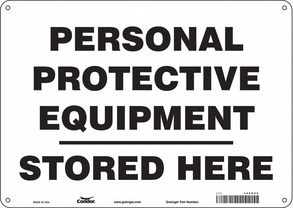 Safety Sign 10 inx14 in Aluminum