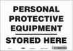 Safety Sign 7 inx10 in Vinyl