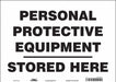Safety Sign 10 inx14 in Vinyl