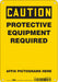 Safety Sign 10 inx7 in Aluminum