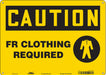 Safety Sign 10 in x 14 in Aluminum