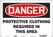 K0543 Safety Sign 10 in x 14 in Polyethylene
