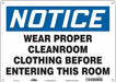 Safety Sign 10 in x 14 in Aluminum