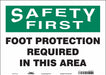Safety Sign 10 inx14 in Vinyl