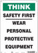 K0729 Safety Sign 14 inx10 in Aluminum