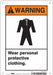 Safety Sign 10 in x 7 in Aluminum