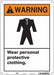 Safety Sign 14 inx10 in Polyethylene
