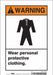 Safety Sign 10 in x 7 in Vinyl