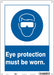 Safety Sign 14 in x 10 in Aluminum
