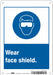 Safety Sign 10 in x 7 in Polyethylene