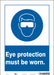 Safety Sign 14 inx10 in Vinyl