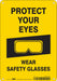 Safety Sign 10 inx7 in Aluminum