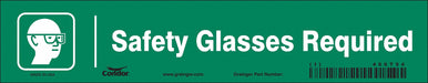 Safety Sign 1.75in x 9in Vinyl