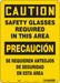 Safety Sign 14 inx10 in Polyethylene