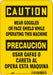 Safety Sign 10 in x 7 in Aluminum