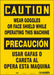 Safety Sign 14 inx10 in Vinyl