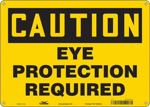 K0276 Safety Sign 10 inx14 in Aluminum