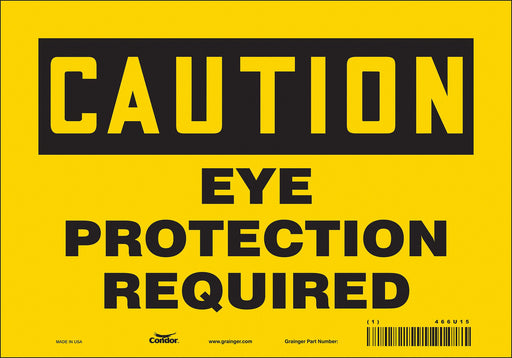 K0276 Safety Sign 7 inx10 in Vinyl