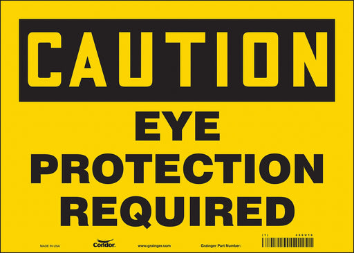 K0276 Safety Sign 10 inx14 in Vinyl