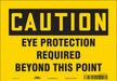 Safety Sign 7 inx10 in Vinyl
