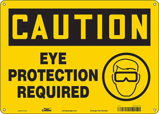 Safety Sign 10 inx14 in Aluminum