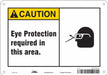 Safety Sign 7 inx10 in Polyethylene