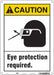 Safety Sign 14 inx10 in Aluminum