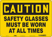 Safety Sign 10 inx14 in Aluminum
