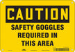 Safety Sign 7 in x 10 in Aluminum