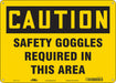 Safety Sign 10 inx14 in Aluminum