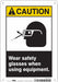 Safety Sign 10 inx7 in Aluminum