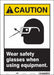 Safety Sign 14 inx10 in Vinyl