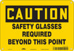 Safety Sign 7 inx10 in Polyethylene