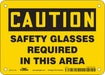Safety Sign 5 in x 7 in Aluminum