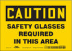Safety Sign 5 inx7 in Vinyl
