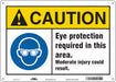 Safety Sign 10 inx14 in Aluminum